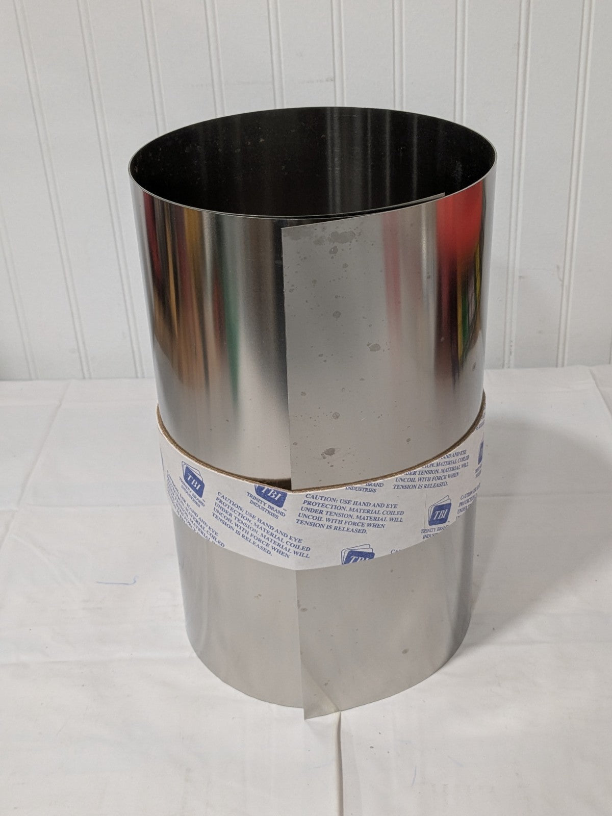 Trinity Metal Shim Stock: Roll, 0.0200" Thick, 50" L, 12" W, 302 SS M-SW-20