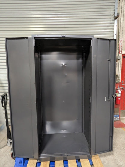 Hallowell Steel Storage Cabinet w/ Locking Handle 78" x 36" x 24" Scratch N Dent