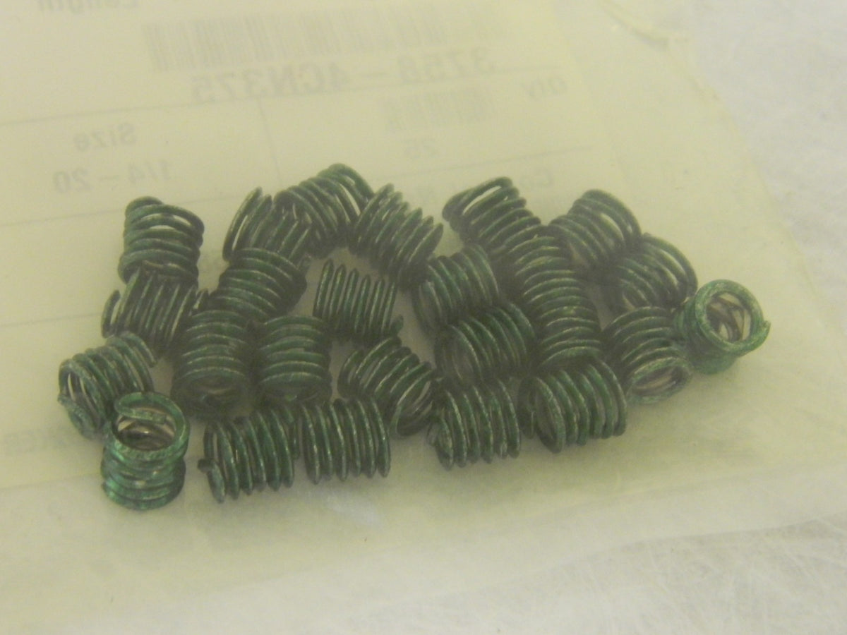 Heli-Coil Stainless Steel Screw Locking Insert 1/4"-20 Bag of 25 3758-4CN37