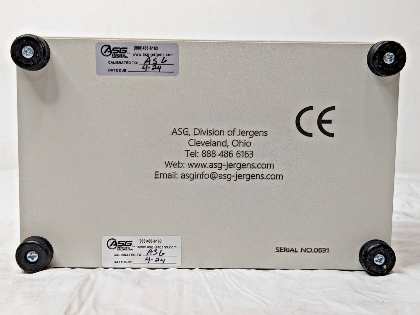 ASG Digital Torque Tester 30 Lbf-In (3.4 N.m) Max Cap w/Cert DTT-L-30 66652