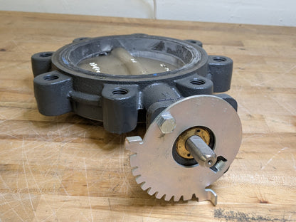 Nibco Ductile Iron Lug Type Butterfly Valve w/ Lever Lock Handle 6" Pipe NL