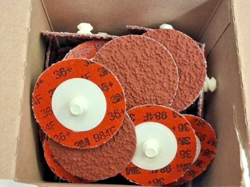 3M Ceramic Alumina Quick Change Discs QTY50 Roloc TR 2" Dia 36 Grit 7100001474