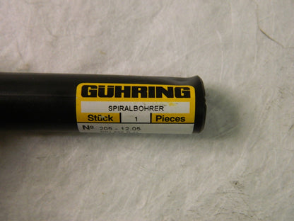 Guhring 12.05mm 118° High Speed Steel Jobber Drill QTY 2  9002050120500