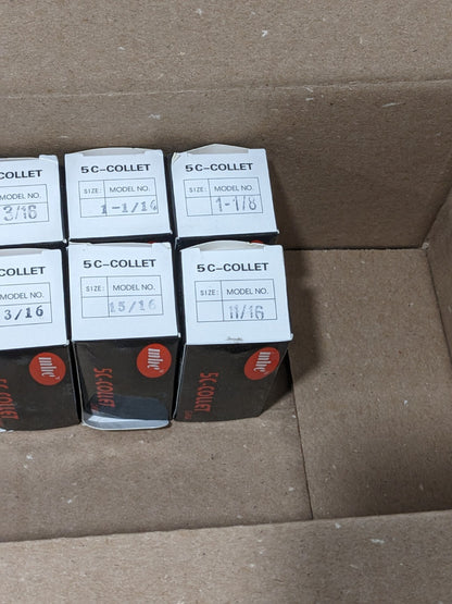 MHC 18 Piece, 1/16 to 1-1/8" Capacity, 5C Round Collet Set 09632357