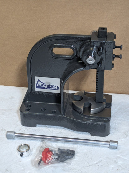 Gibraltar Single Leverage Arbor Press 1/2 Ton Pressure 3/4" Ram 6-1/2" Stroke