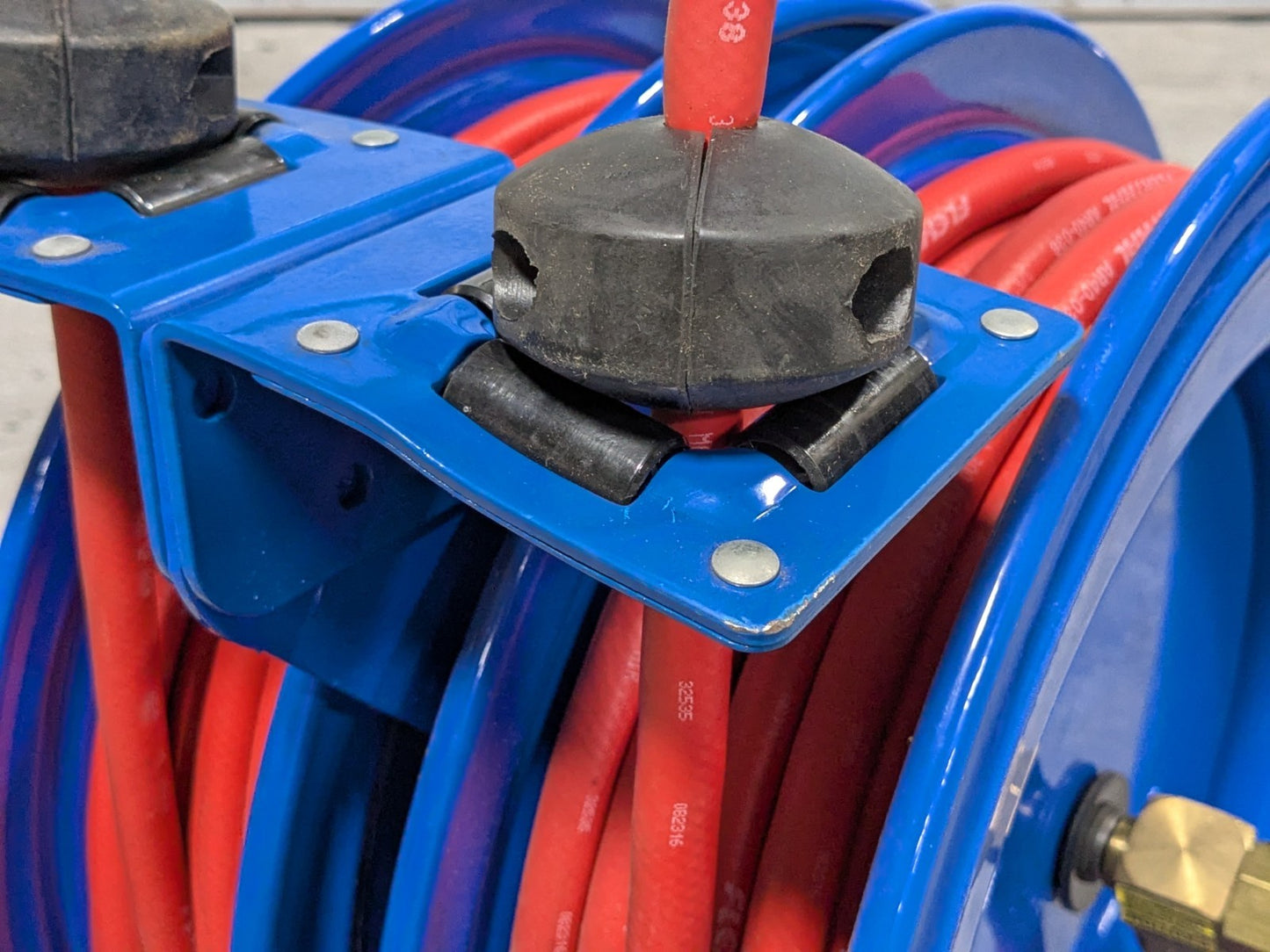 CoxReels Spring Retractable Dual Hose Reel 50 Ft. x 3/8 In. C-LP-350-350