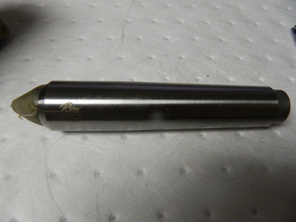 RITEN 1.231" Head Diam, Hardened Tool Steel Standard Point Half Dead Center