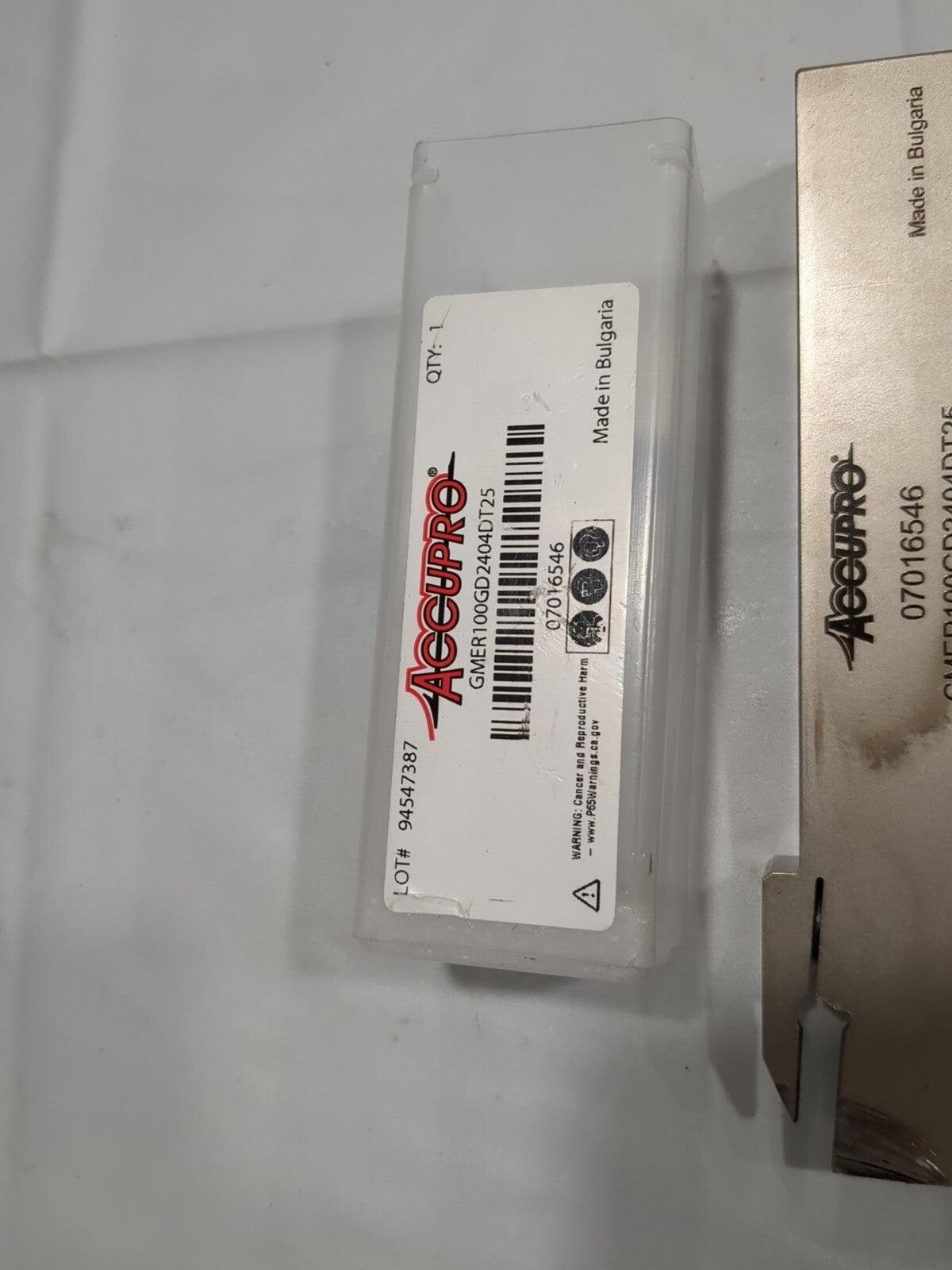 ACCUPRO Indexable Grooving Toolholder: GMER100GD2404DT25, 07016546