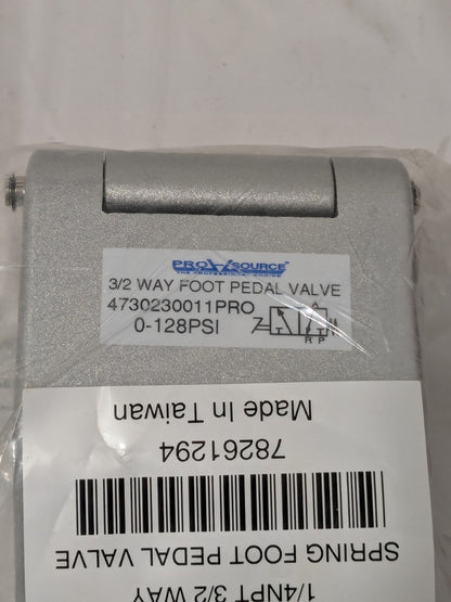 PRO SOURCE Manual Foot Pedal Valve w/ Spring 4730230011PRO