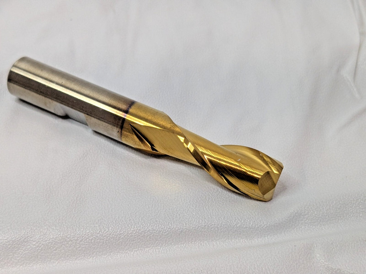 Cleveland Square End Mill HSS 5/8"D X 1-1/8"LOC X 3-3/8"OAL 2FL C33780
