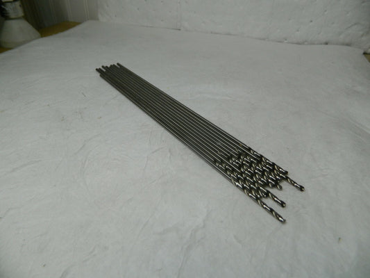 Cleveland HSS Aircraft Extension Drill Bit 5/32" Diam, 12" OAL Qty 11 C13182