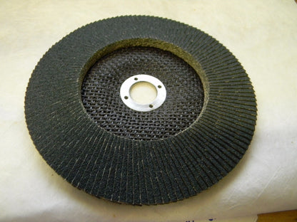 CGW Alumina Flap Disc 7" x 5/8-11 Threaded Hole Coated Zirconia QTY 5 42765