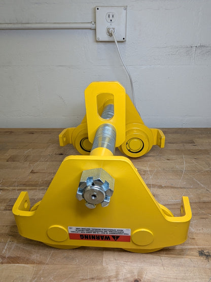 Oz Push Beam Trolley 2 Ton Capacity 12" Max. Flange Width OZ2PBT