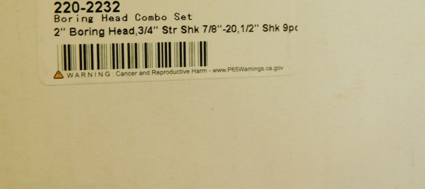11 Piece Boring Head Combo Set 220-2232