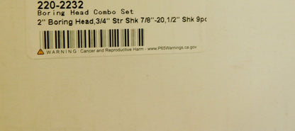 11 Piece Boring Head Combo Set 220-2232