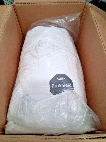 Dupont Liquid & Abrasion Protection Disposable Coveralls QTY25 Size 2XL