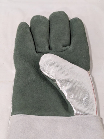 NSA Green/Aluminized Aluminized Rayon High Heat Glove RIGHT HAND ONLY DJXG395