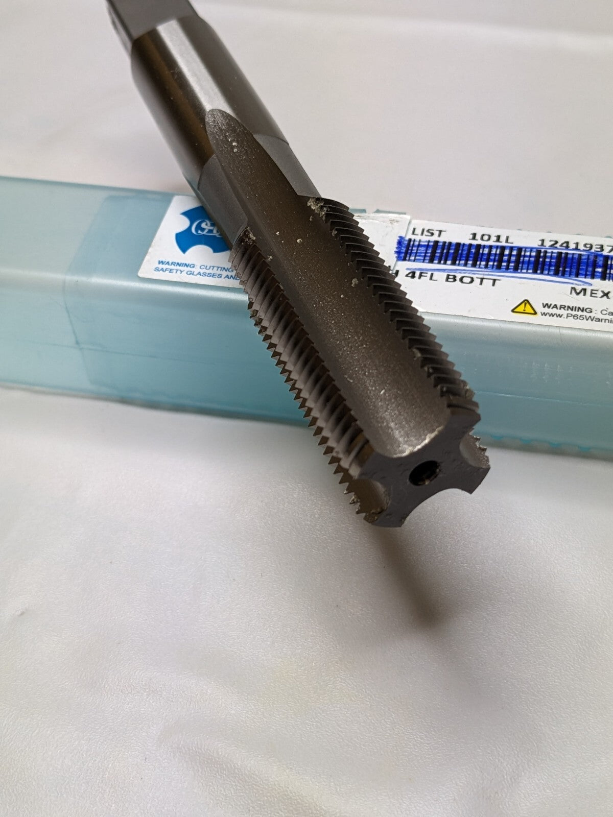 OSG Straight Flute Tap: 3/4-16 UNF, 4 Flutes, Class 3B 1663600
