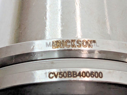 Erickson CAT 50 / CV50 End Mill Holder Blank 4"Dia CV50BB400600
