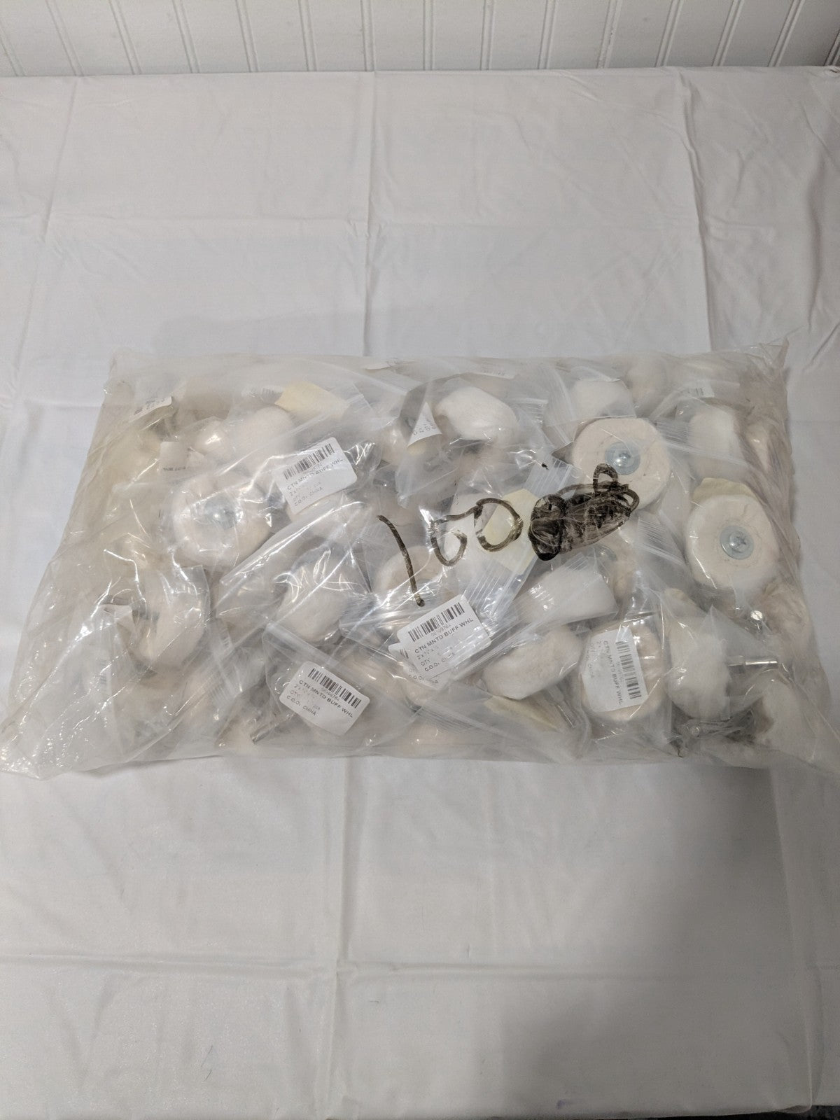 Mounted Polishing Buffing Wheel: 2" Dia 60 Ply Qty 100 777502350