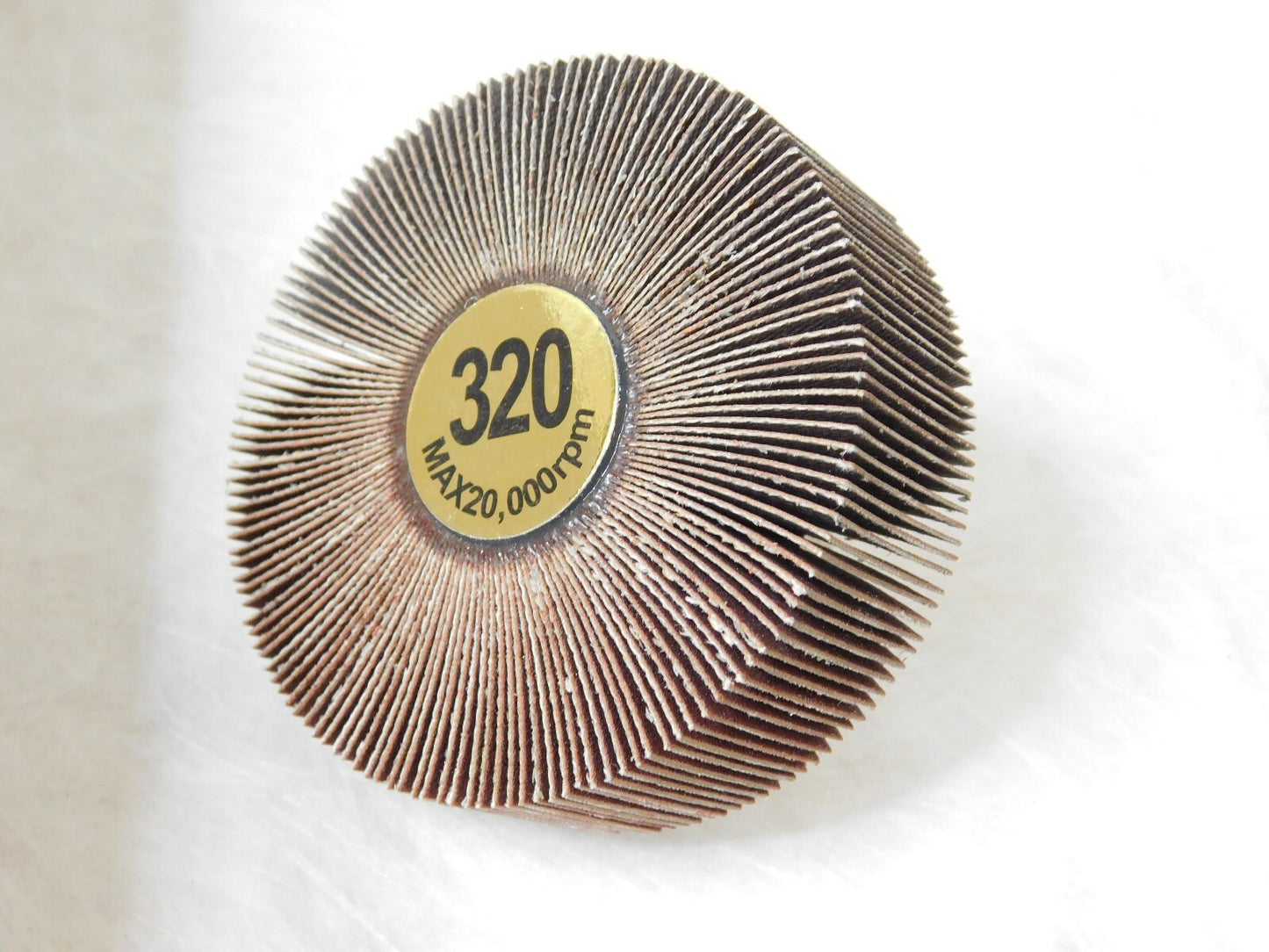 Aluminum Oxide Coated Mounted Flap Wheels 3"x1" x 1/4" Grit 320 Q