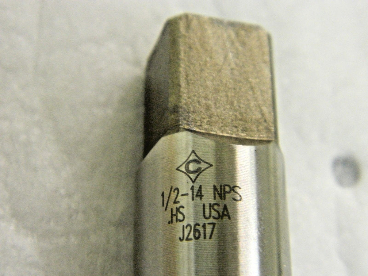 Cle-Line Straight Pipe Tap HSS List 0463 1/2-14 NPS 4FL C64234