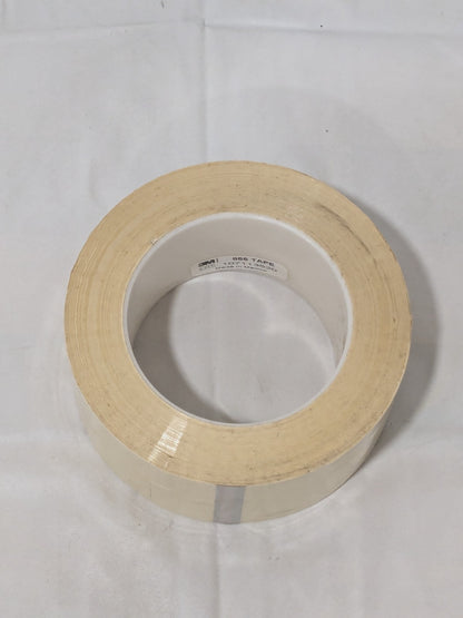 3M High Temperature Nylon Film Tape 2" X 72 Yds, 855, White 7000048412