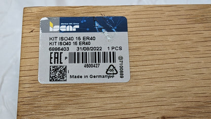 Iscar ER Collet Chuck Set 0.12" to 1.025" Collet Size KIT ISO40 15 ER4