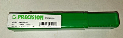 Precision Twist Drill Aircraft Extension Drill Bit #16 12pc HSS 6001467