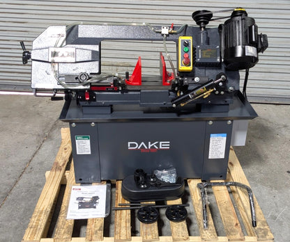 DAKE SE912  9 x 12  Horizontal Bandsaw 110v  1HP  Step Pulley  *Scratch & Dent*