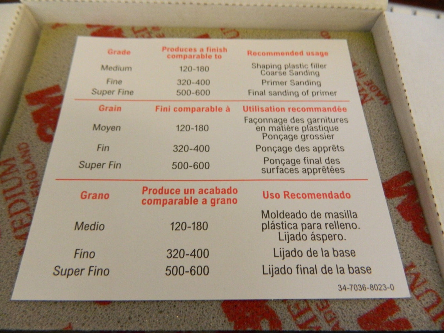 3M Sanding Sponge20pk 4-1/2″ Wide 5-1/2″ Long, 3/16″ Thick Fine Grade 7000000589