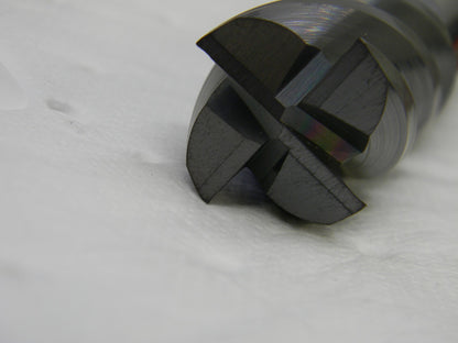 ACCUPRO 1 Diam 4 Flute Solid Carbide 0.06 Corner Radius End Mill 12183445