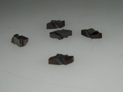 Tool-Flo Carbide Double Grooving Inserts 5Pk FLG2125 AC3 Grade .125" 562825