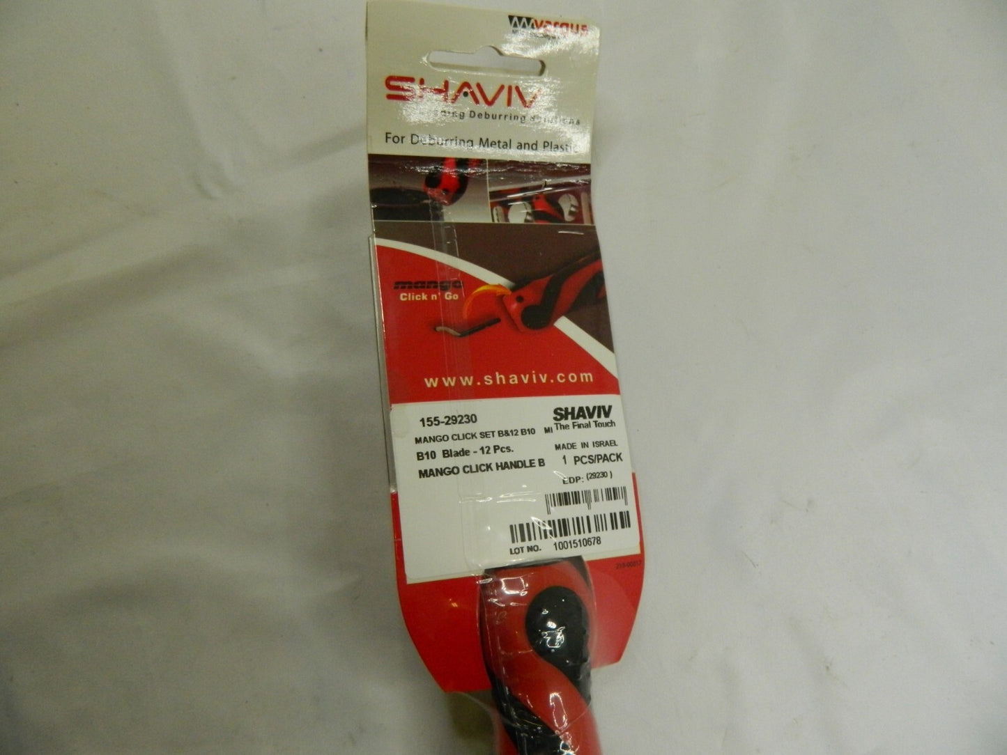 SHAVIV Hand Deburring Tool Set: 13 Pc set , High Speed Steel 155-29230