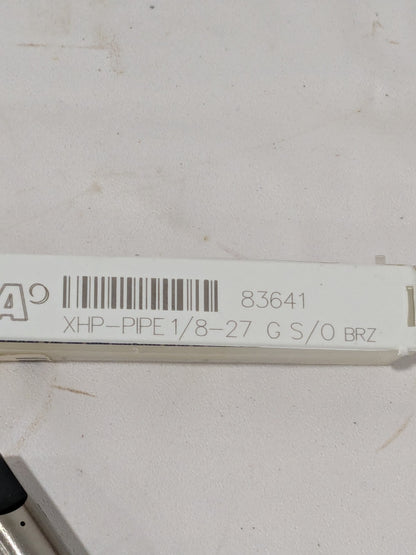Vega Pipe Tap 1/8-27NPT LS 4FL XHP-PIPE, 15º 83641