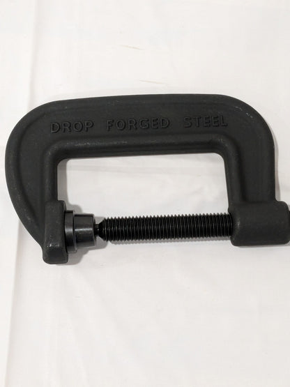 WILTON Heavy Duty C-Clamp: 4" Max Opening, 2-1/4" Throat Depth 14142