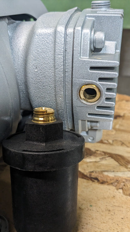 Gast Piston Compressor Pump 1/3 HP 2.4 CFM 100 PSI Max. 12 VDC Parts / Repair