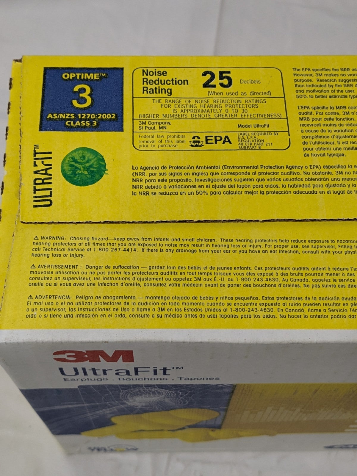 3M Earplugs: 25 dB, Foam, Flanged, Push-In, Corded Qty 50 7000002322