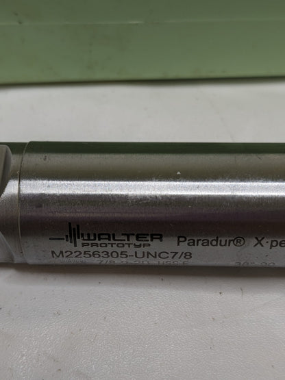 Walter Spiral Flute Tap: 7/8-9 UNC, 4 Flutes, Class 2B, Series M2256305 6149977