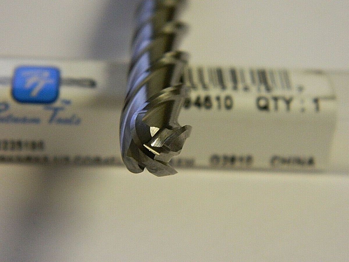 Putnam 3/8" Diam, 2-1/2" LOC, 4 Flute Cobalt Ball End Mil 94610