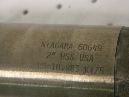 Niagara Cutter Square End Mill Extra Length 2" Dia. x 4" LOC 6FL HSS N