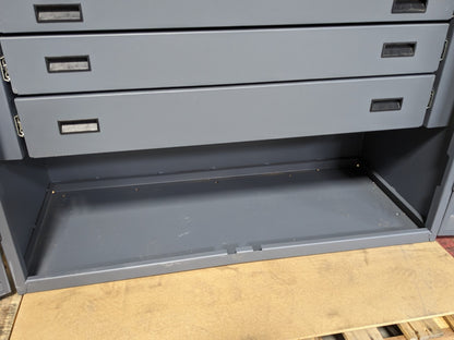 Durham Heavy Duty Storage Cabinet w/ Bins 4-Drawer 72 x 48 x 24 SCRATCH N DENT