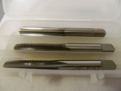 Widia 5/16-24 H3 4 Fl Bott Plug Taper Chamfer  HSS Tap Set QTY 2 Sets  14125