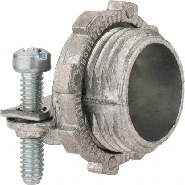 Thomas &amp; Betts 3/8" Trade Conduit Connector Die Cast Zinc Qty 100 NC301
