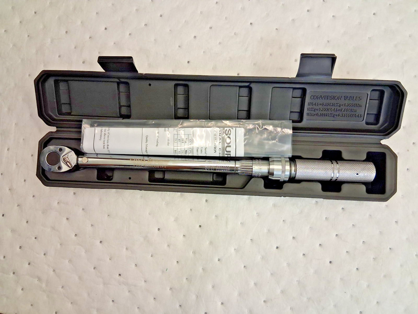 Pro-Source 1/2" Drive Adjustable Torque Wrench 20-80ft/lb 68124890