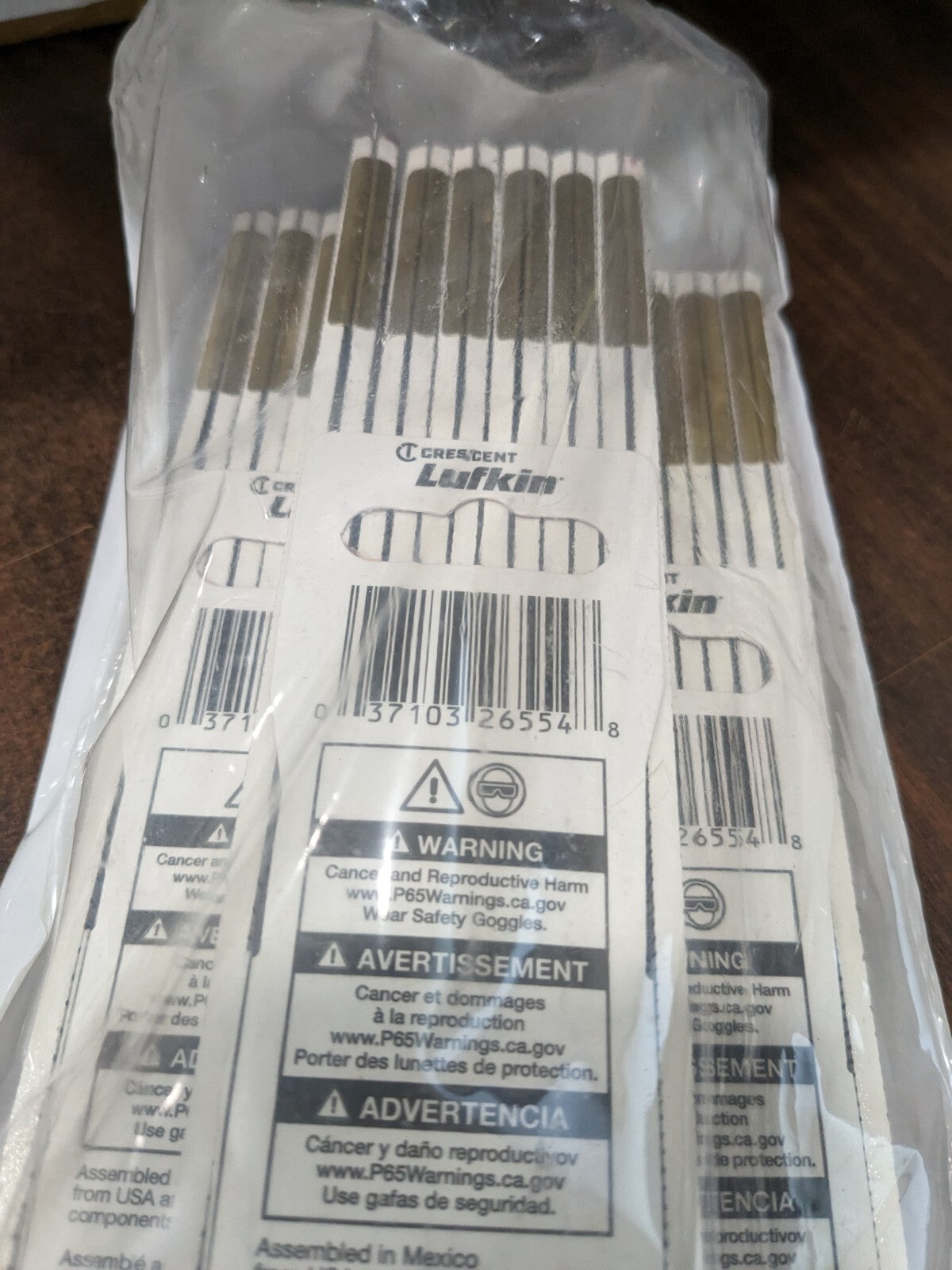 LUFKIN Folding Rules; Graduation (Inch): 1/16 3pk 1066DLN