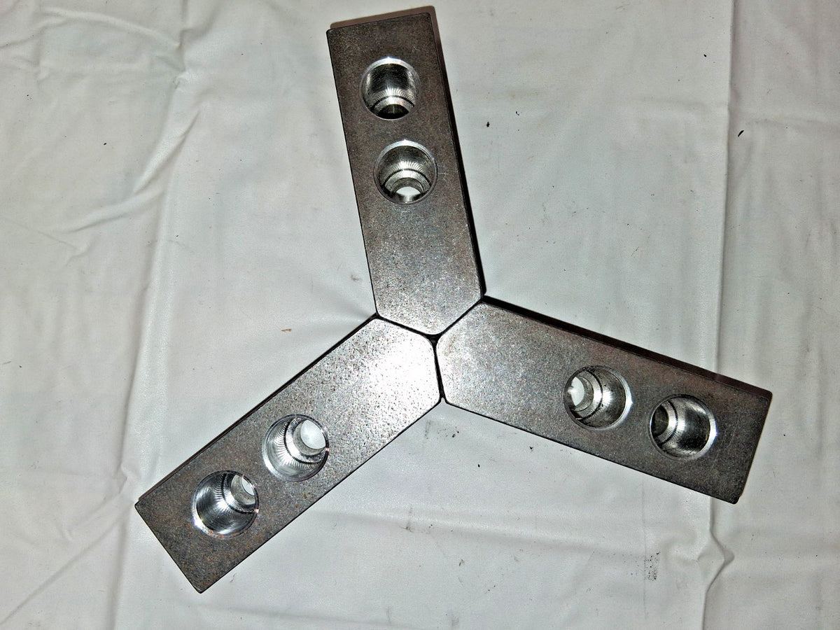Abbott Workholding Products Soft Lathe Chuck Jaw Serrated Steel KTT10S
