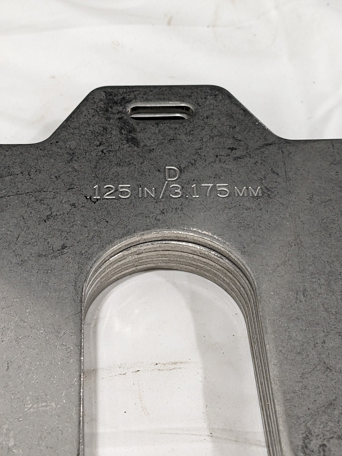 Maudlin Metal Shim Stock: Slotted, 0.1250" Thick, 5" L, 5" W Qty