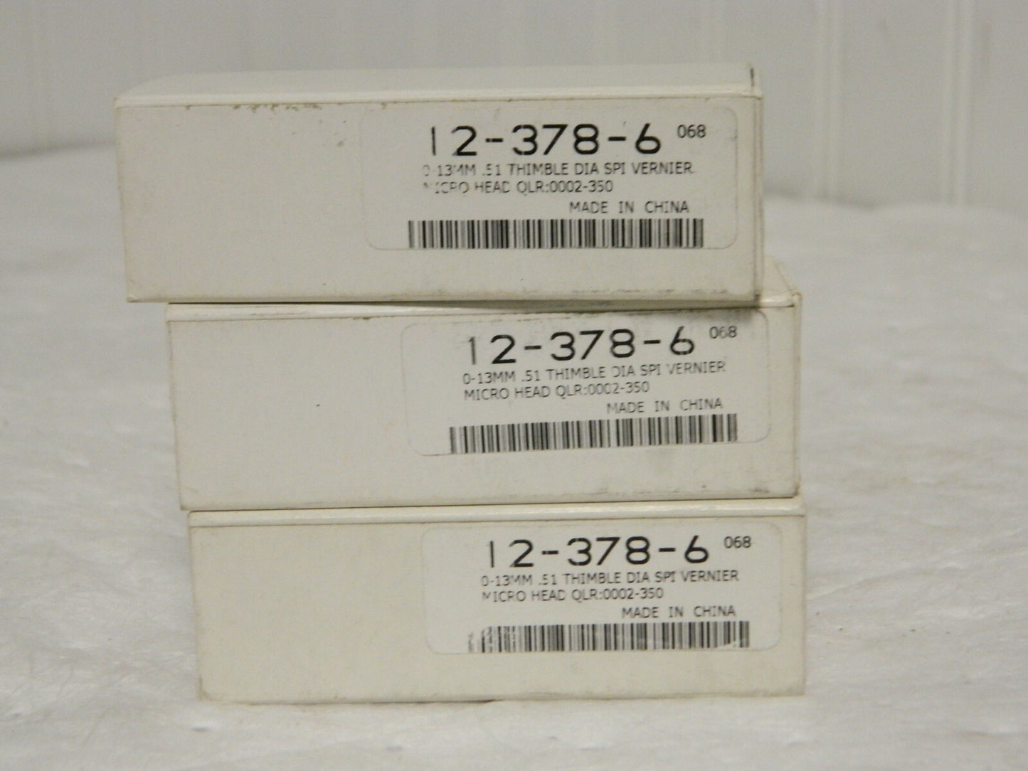 SPI 0-13mm  0.01mm  0002-050 Vernier Micrometer Heads Qty 3 12-378-6