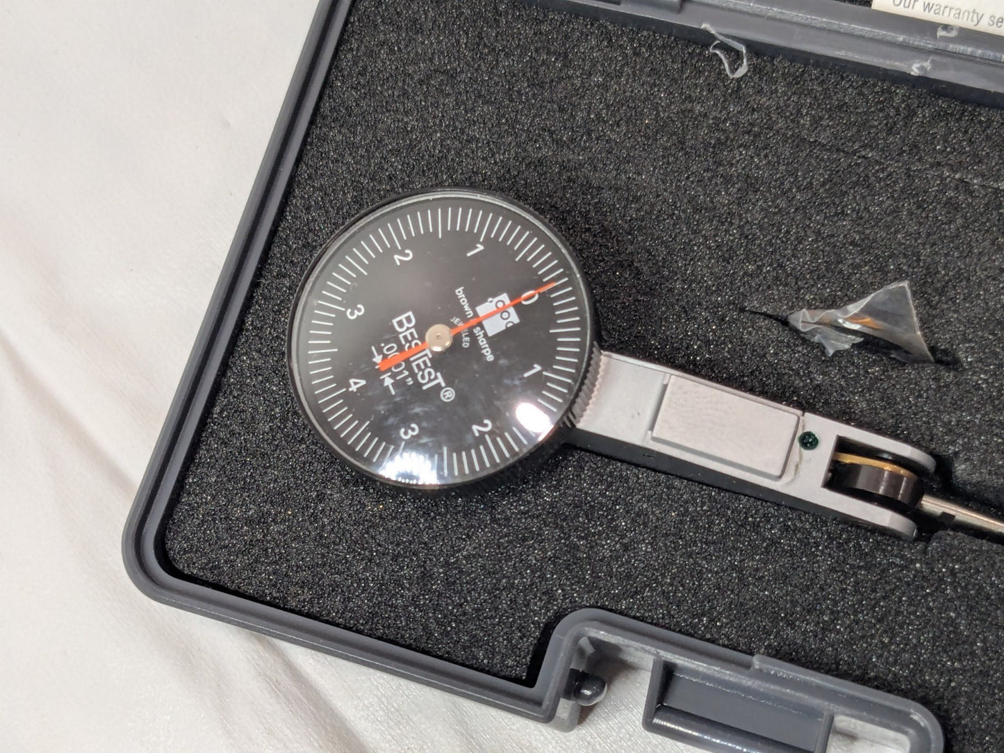 TESA Brown & Sharpe 0-4-0 Reading Dial Test Indicator 0.008" Range 599-7032-5